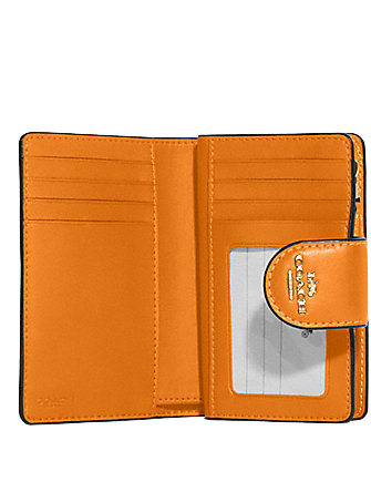 Coach Medium Corner Zip Wallet With Mini Vintage Rose Print