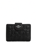 Coach Medium Corner Zip Wallet With Signature