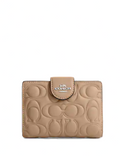Coach Medium Corner Zip Wallet With Signature
