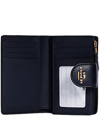 Coach Medium Corner Zip Wallet In Signature Leather
