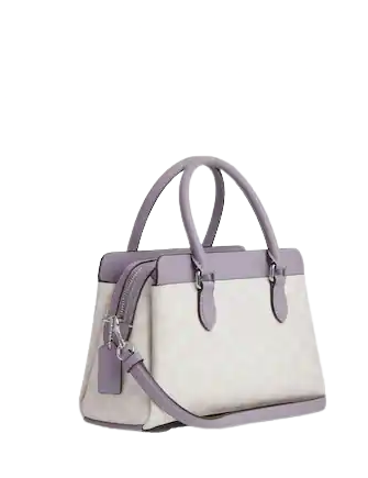 Coach Mini Darcie Carryall In Signature Canvas