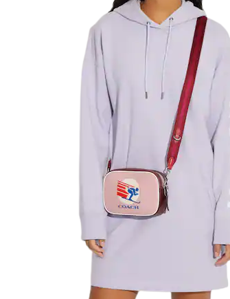 Coach Mini Jamie Camera Bag With Ski Speed Graphic