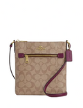 Coach Mini Rowan File Bag In Signature Canvas