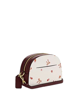 Coach Mini Serena Satchel With Bow Print