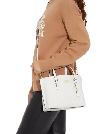 Coach Mollie Tote 25 In Signature Canvas