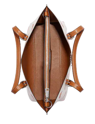 Coach Mollie Tote 25 With Rainbow Print