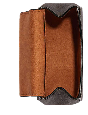 Coach Morgan Card Case On A Chain In Signature Canvas