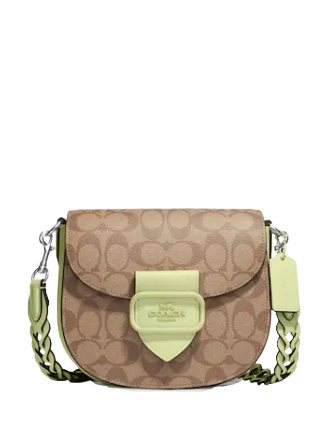 Coach Morgan Saddle Bag In Signature Canvas