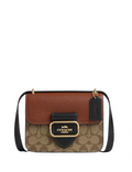 Coach Morgan Square Crossbody In Colorblock Signature Canvas