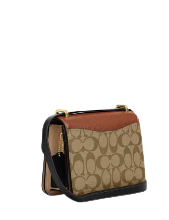 Coach Morgan Square Crossbody In Colorblock Signature Canvas