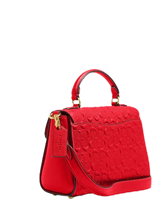 Coach Morgan Top Handle Satchel In Signature Leather