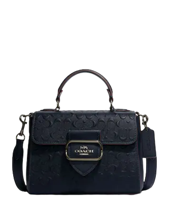 Coach Morgan Top Handle Satchel In Signature Leather
