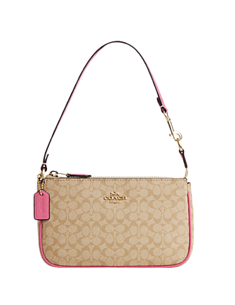 Coach Nolita 19 In Colorblock Signature Canvas