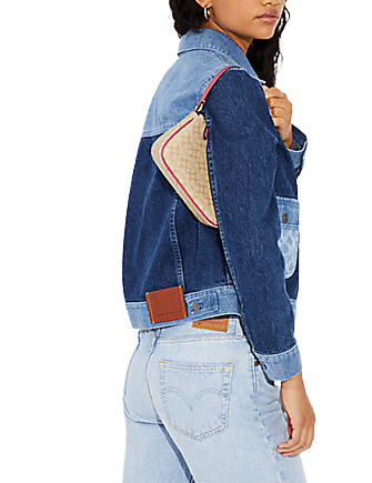Coach Nolita 19 In Colorblock Signature Canvas