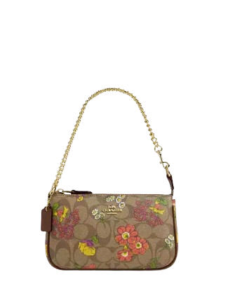 Coach Nolita 19 In Signature Canvas With Floral Print