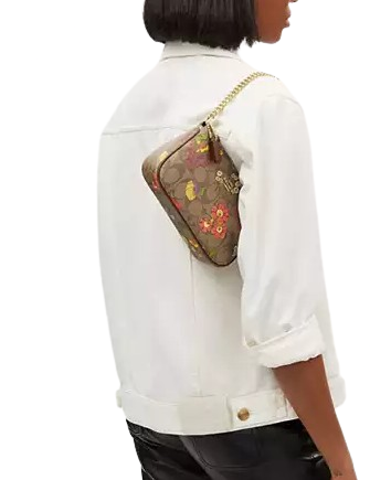 Coach Nolita 19 In Signature Canvas With Floral Print