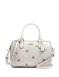 Coach Rowan Satchel In Signature Canvas With Bee Print