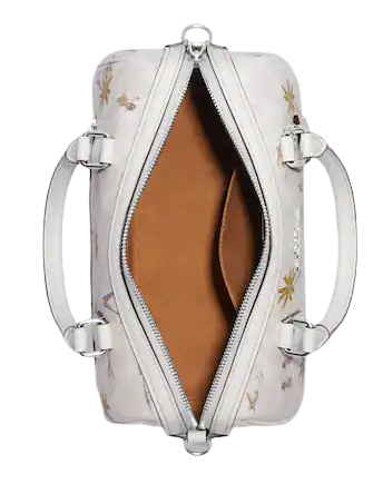 Coach Rowan Satchel In Signature Canvas With Hula Print