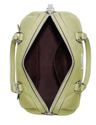 Coach Rowan Satchel With Puffy Diamond Quilting