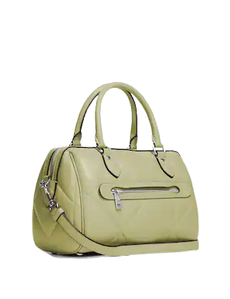 Coach Rowan Satchel With Puffy Diamond Quilting
