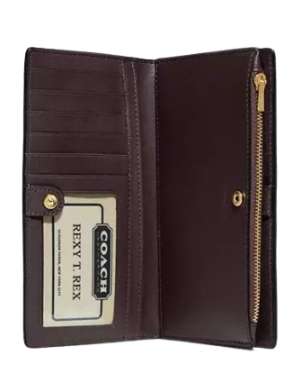 Coach Slim Zip Wallet