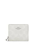 Coach Snap Wallet In Signature Canvas