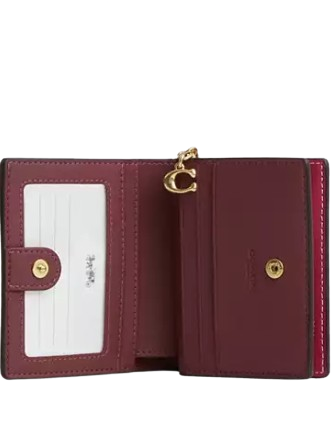 Coach Snap Wallet With Cherry Print