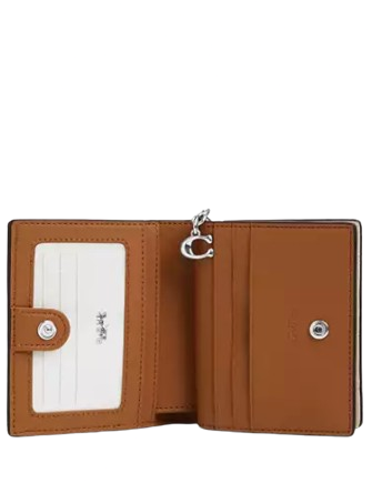 Coach Snap Wallet With Floral Print