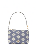 Kate Spade New York Spade Flower Two-tone Canvas East West Pochette