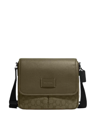 Coach Sprint Map Bag 25 In Signature Jacquard
