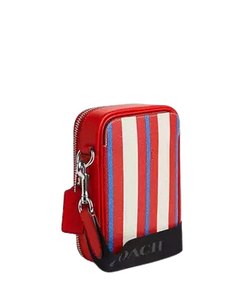 Coach Stanton Crossbody With Stripe Print