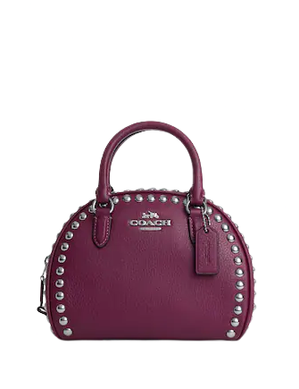 Coach Sydney Satchel With Rivets