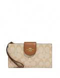 Coach Tech Wallet In Colorblock Signature Canvas