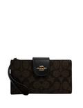 Coach Tech Wallet In Colorblock Signature Canvas