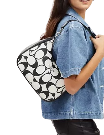 Coach Teri Hobo In Signature Canvas