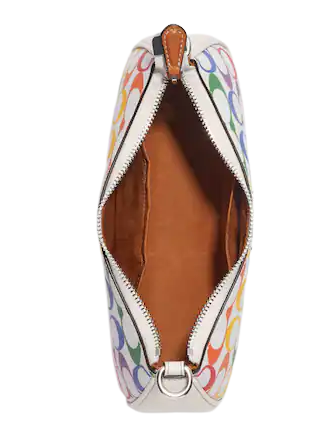Coach Teri Shoulder Bag In Rainbow Signature Canvas