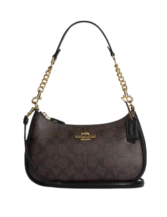 Coach Teri Shoulder Bag In Signature Canvas