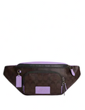 Coach Track Belt Bag In Colorblock Signature Canvas