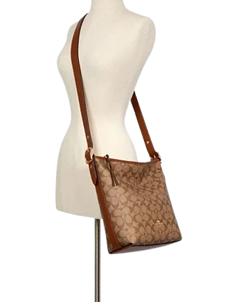 Coach Val Duffle In Signature Canvas
