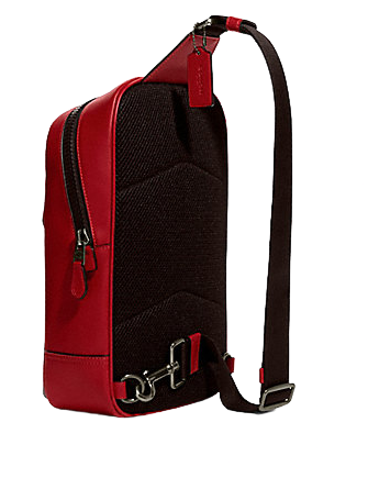 Coach Westway Pack In Colorblock Signature Canvas With Coach Patch