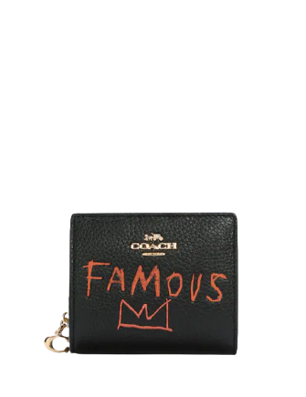 Coach X Jean Michel Basquiat Snap Wallet