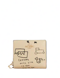 Coach X Jean Michel Basquiat Snap Wallet