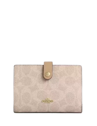 Coach 2 In 1 Wallet In Blocked Signature Canvas