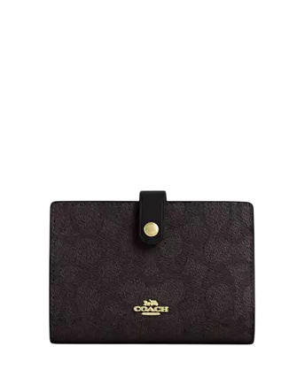 Coach 2 In 1 Wallet In Blocked Signature Canvas