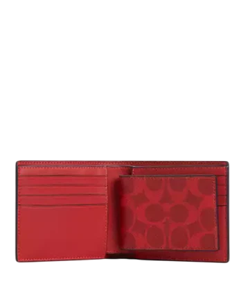 Coach 3 In 1 Wallet In Signature Canvas