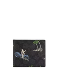 Coach 3 In 1 Wallet In Signature Canvas With Surf Print