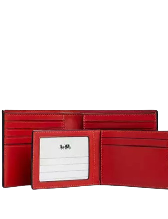 Coach 3 In 1 Wallet With Whipstitch