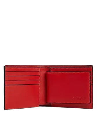 Coach 3 In 1 Wallet With Whipstitch