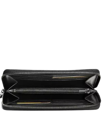 Coach Accordion Wallet In Signature Canvas