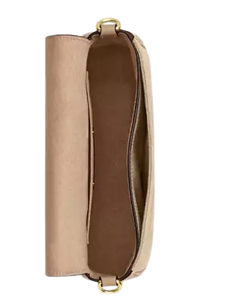 Coach Amelia Saddle Bag With Signature Canvas
